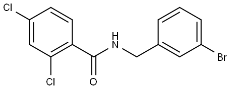 N-[(3-Bromophenyl)methyl]-2,4-dichlorobenzamide Structure