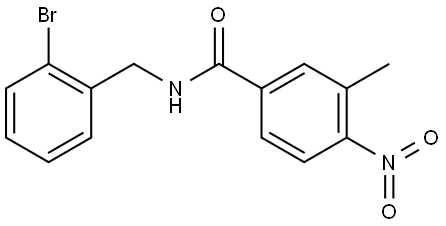 N-(2-bromobenzyl)-3-methyl-4-nitrobenzamide Structure