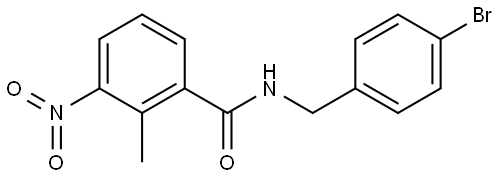 N-(4-bromobenzyl)-2-methyl-3-nitrobenzamide Structure