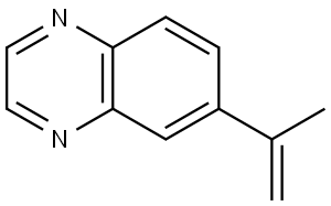 6-(1-Methylethenyl)quinoxaline Structure