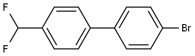 4-Bromo-4'-(difluoromethyl)-1,1'-biphenyl Structure