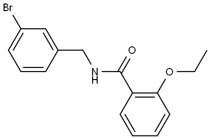 N-[(3-Bromophenyl)methyl]-2-ethoxybenzamide Structure