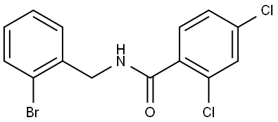 N-[(2-Bromophenyl)methyl]-2,4-dichlorobenzamide Structure