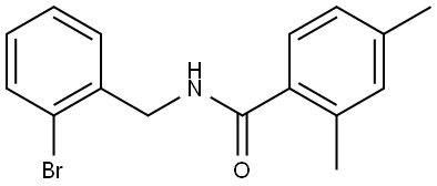 N-[(2-Bromophenyl)methyl]-2,4-dimethylbenzamide Structure