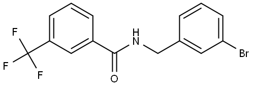 N-[(3-Bromophenyl)methyl]-3-(trifluoromethyl)benzamide Structure