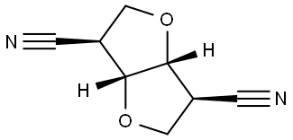 (3S,3aR,6S,6aR)-Hexahydrofuro[3,2-b]furan-3,6-dicarbonitrile Structure