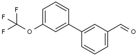 3'-(Trifluoromethoxy)[1,1'-biphenyl]-3-carboxaldehyde Structure