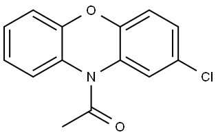 1-(2-chloro-10H-phenoxazin-10-yl)ethanone Structure