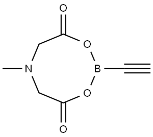 ETHYNYLBORONIC ACID MIDA ESTER Structure