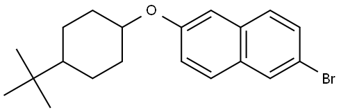 2-Bromo-6-[[4-(1,1-dimethylethyl)cyclohexyl]oxy]naphthalene Structure