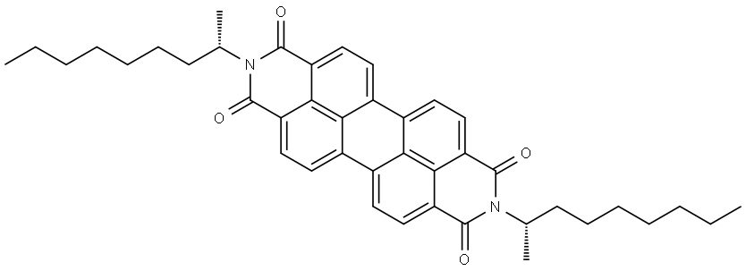 2,9-di((S)-nonan-2-yl)anthra[2,1,9-def:6,5,10-d'e'f']diisoquinoline-1,3,8,10(2H,9H)-tetraone Structure