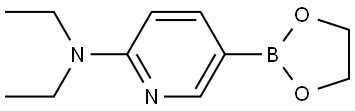 5-(1,3,2-Dioxaborolan-2-yl)-N,N-diethyl-2-pyridinamine Structure