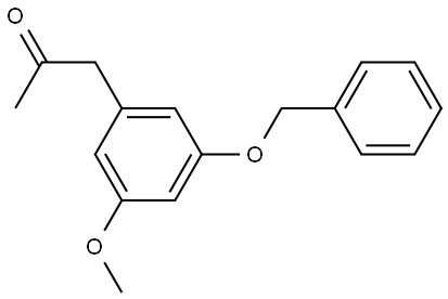 3-benzyloxy-5-methoxyphenylpropan-2-one Structure