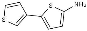 2-Amino-5-(3-thienyl)thiophene Structure