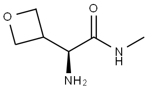 (S)-2-amino-N-methyl-2-(oxetan-3-yl)acetamide Structure