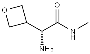 (R)-2-amino-N-methyl-2-(oxetan-3-yl)acetamide Structure