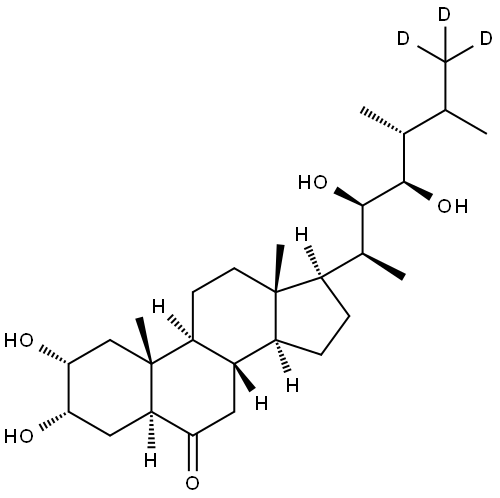 24-epi-Castasterone-d3 Structure