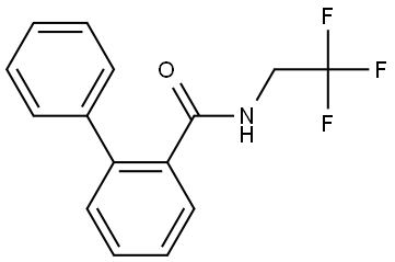 N-(2,2,2-Trifluoroethyl)[1,1'-biphenyl]-2-carboxamide Structure