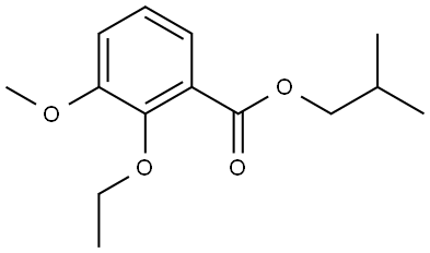 2-Methylpropyl 2-ethoxy-3-methoxybenzoate 구조식 이미지