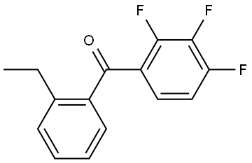 Methanone, (2-ethylphenyl)(2,3,4-trifluorophenyl)- Structure