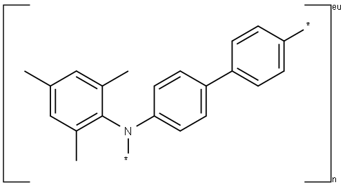 Poly[bis(4-phenyl)(2,4,6-triMethylphenyl)aMine] Structure