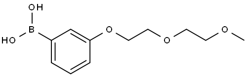 Boronic acid, B-[3-[2-(2-methoxyethoxy)ethoxy]phenyl]- Structure