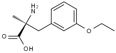 3-Ethoxy-α-methyl-L-phenylalanine Structure