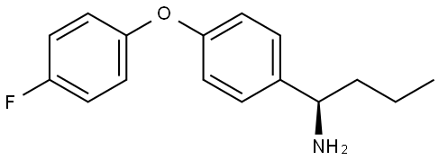 (αR)-4-(4-Fluorophenoxy)-α-propylbenzenemethanamine Structure