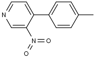 3-Nitro-4-p-tolylpyridine Structure