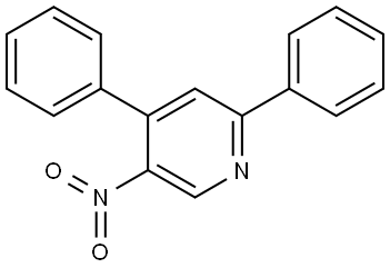 5-Nitro-2,4-diphenylpyridine Structure