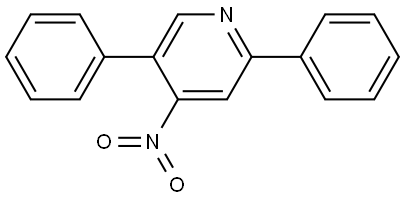 4-Nitro-2,5-diphenylpyridine Structure