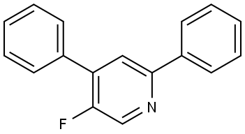 5-Fluoro-2,4-diphenylpyridine Structure