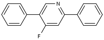 4-Fluoro-2,5-diphenylpyridine Structure