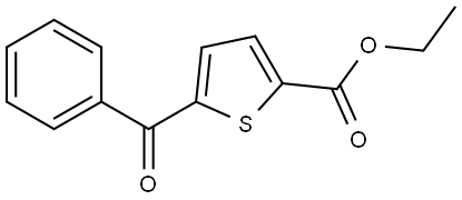 ethyl 5-benzoylthiophene-2-carboxylate Structure