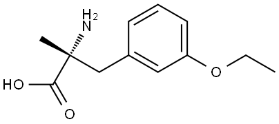 3-Ethoxy-α-methyl-D-phenylalanine Structure