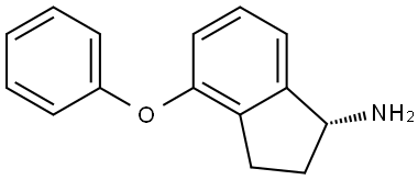 (1R)-4-phenoxy-2,3-dihydro-1H-inden-1-amine Structure