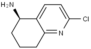 (R)-2-Chloro-5,6,7,8-tetrahydro-5-quinolinamine Structure