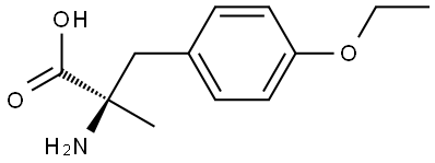 O -Ethyl-α-methyl-D-tyrosine Structure