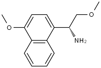 (αR)-4-Methoxy-α-(methoxymethyl)-1-naphthalenemethanamine Structure