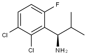 (1R)-1-(2,3-DICHLORO-6-FLUOROPHENYL)-2-METHYLPROPAN-1-AMINE Structure