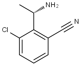 2-[(1S)-1-AMINOETHYL]-3-CHLOROBENZONITRILE Structure