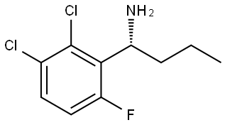 (1R)-1-(2,3-DICHLORO-6-FLUOROPHENYL)BUTAN-1-AMINE Structure