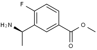 methyl 3-[(1R)-1-aminoethyl]-4-fluorobenzoate Structure