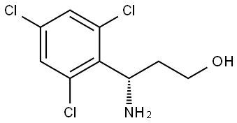 (γS)-γ-Amino-2,4,6-trichlorobenzenepropanol Structure