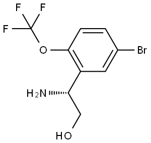 (2R)-2-AMINO-2-[5-BROMO-2-(TRIFLUOROMETHOXY)PHENYL]ETHAN-1-OL Structure