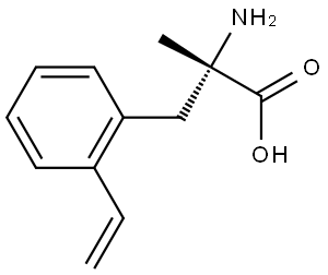 2-Ethenyl-α-methyl-L-phenylalanine Structure