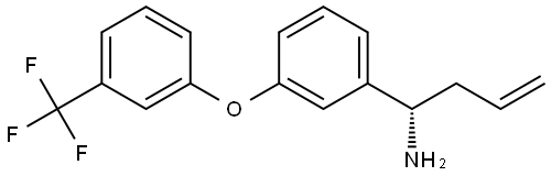 (αS)-α-2-Propen-1-yl-3-[3-(trifluoromethyl)phenoxy]benzenemethanamine Structure