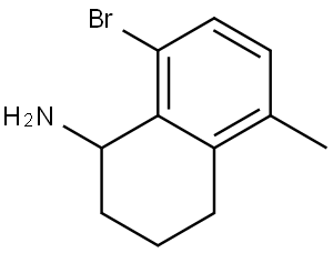 8-BROMO-5-METHYL-1,2,3,4-TETRAHYDRONAPHTHALEN-1-AMINE Structure