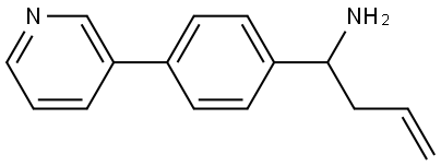 1-[4-(PYRIDIN-3-YL)PHENYL]BUT-3-EN-1-AMINE Structure