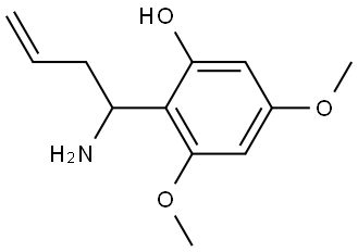 2-(1-aminobut-3-en-1-yl)-3,5-dimethoxyphenol Structure